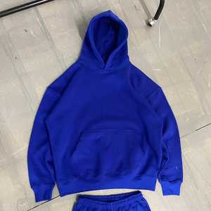 Conjunto Deportivo Informal para Hombre con Capucha, de Forro Polar, Secado Rápido, Transpirable, 100% Algodón, Cintura Elástica - Product Image 5