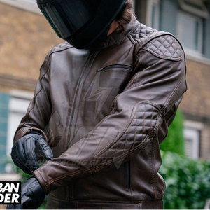 Vestes de course automobiles en cuir léger BLACK RACING GEAR, vêtements de sécurité d'hiver, imperméables, coupe-vent, ignifuges - Product Image 2