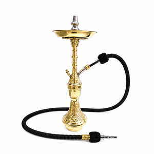 Juego de Cachimba Mini Farida de Lujo, Jarrones de Latón Forjado a Mano, Técnica de Lacado Egipcio Tradicional Única, Alta Eficiencia para Fumar - Product Image 1