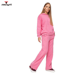 Ropa deportiva de invierno ajustada para mujer de diseño personalizado profesional nueva llegada chándal estampado ecológico - Product Image 4