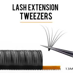 Pinzas de extensión de pestañas de Etiqueta Privada, herramientas de maquillaje, pinzas para cejas, pinzas antiestáticas para pestañas - Product Image 5