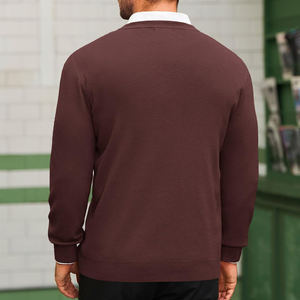 Nouveau modèle de chandails tricotés pour hommes pulls à la mode pour l'hiver vêtements décontractés chauds chandails légers pour hommes - Product Image 2