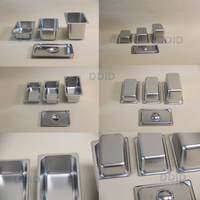 Peralatan Dapur Komersial Mudah Dibersihkan 1/4 Loyang Stainless Steel Gn Cocok untuk Hotel & Restoran Chafing Dish Loyang Hotel