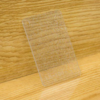 1/8 "(3-5mm) Feuilles acryliques moulées transparentes LB brillantes coupe écologique et étanche à la taille pour la décoration