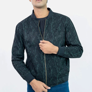 Vente en gros de blouson aviateur style rue haute pour hommes avec logo personnalisé nouveau modèle d'hiver en polyester imperméable - Product Image 2