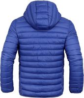 Nouvelle conception, qualité supérieure, veste matelassée à capuche pour homme, coupe-vent respirante, en tissu softshell, fermeture éclair imprimée, poids lourd