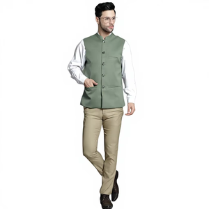 Chaleco Tradicional Étnico Hecho a Mano para Hombre, Costuras Premium, Ropa Casual de Verano, Impermeable, Resistente al Viento y Transpirable - Product Image 1