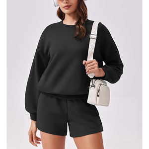 เสื้อสเวตเตอร์คอเต่าสวมหัวแขนยาวโอเวอร์ไซส์ของผู้หญิงชุด2024ฤดูใบไม้ร่วงพร้อมกระเป๋าข้างดีไซน์ไหล่ตกสำหรับฤดูหนาว - Product Image 4