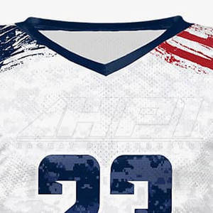 Maillot de football américain personnalisé en tissu polyester, fabricant en gros, maillot de football américain en gros - Product Image 5