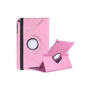 Netzy Light Pink PU <b>Leather</b> Tablet Case for 2020 for Galaxy Tab A7 10.4 T500 Compatible Surface 360 Rotating Swivel Stand TPU - Product Image 1