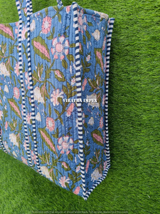 โยคะช้อปปิ้งศิลปินชายหาดBohoกระเป๋าวันหยุดสุดสัปดาห์ผ้าห่อกระเป๋าสะพายแพทช์ผ้าฝ้ายลายมือดอกไม้เป็นมิตรกับสิ่งแวดล้อมกระเป๋าที่ยั่งยืน - Product Image 3