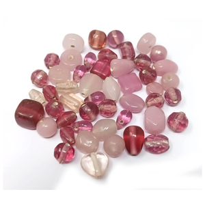 Collection unique de perles de verre orange artisanales mélangées plaine et millefiori pour la fabrication de bijoux et la décoration de la maison - Product Image 5