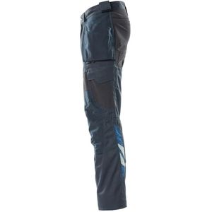 Pantalon cargo pour homme de haute qualité, droit, léger, respirant, multi-poches, en polyester/coton, taille élastique, pour vêtements de travail - Product Image 3