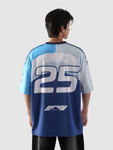 Camiseta de baloncesto Unisex personalizada camiseta cuadrada de gran tamaño gráfico cuello en V Retro malla transpirable Casual sublimación estampado Y2K fútbol - Product Image 5