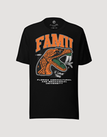 T-shirt universitaire personnalisé éco-responsable de l'Université A&M de Floride, unisexe, 100% coton, col rond, coupe classique, style streetwear, manches courtes
