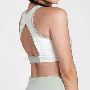 Sujetador deportivo para mujer con tirantes ajustables, top de alto soporte, ropa deportiva cómoda para sesiones de entrenamiento - Product Image 5