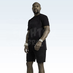 Ensemble T-shirt et short en coton épais personnalisé Ensemble d'été pour hommes T-shirt en coton uni - Product Image 2