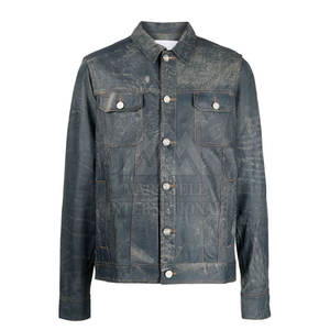 Dernière conception de veste d'hiver en cuir personnalisée pour hommes en plein air, fabriquée au Pakistan, le produit d'hiver en cuir de qualité le plus populaire - Product Image 1