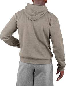 Sweat-shirt à capuche pour homme, manches longues, avec poche kangourou, coupe ajustée, basique, décontracté - Product Image 3