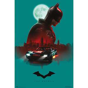 Affiche murale de style moderne Robert Pattinson en tant que Batman - Product Image 1