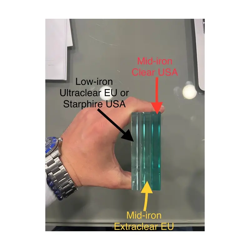 6mm 1/4'' Float Clear or Colored Tempered Glass Toughened Glass FT HS HST Building Shower Balustrades Railings Stairs