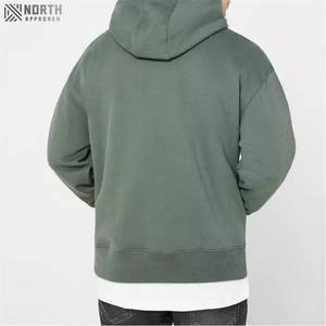 Sudadera con Capucha Unisex de Invierno, Personalizable con Logotipo, de Poliéster/Algodón, Corte Holgado, Estilo Hip Hop Urbano, Felpa Gruesa Antiarrugas - Product Image 2