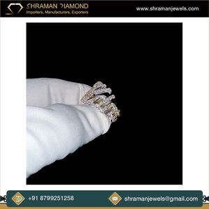 แหวนเพชรธรรมชาติตัวอักษรชื่อบุคคลสำหรับเป็นของขวัญวันครบรอบแต่งงานแหวนเงิน925 1.33 CTS แบบออกแบบได้ตามที่ต้องการ - Product Image 3