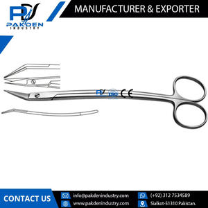 Ciseaux chirurgicaux Dean pour les amygdales, forceps manuels, PAKDEN INDUSTRY, fabrication au Pakistan, 100% acier inoxydable allemand de haute qualité, certifié CE - Product Image 2