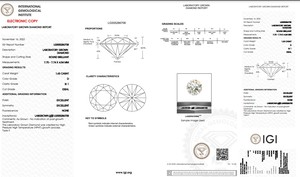 D couleur SI1, taille de clarté 1.63Ct diamant poli de laboratoire de forme ronde HPHT-CVD bijoux en diamant en vrac - Product Image 5