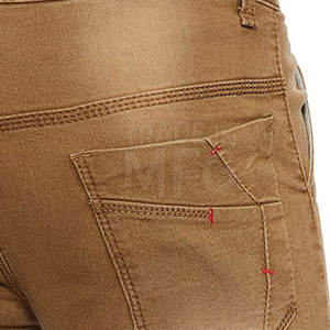 2024 meilleure vente hommes décontracté travail Style coupe droite jean pantalon sur mesure 100% coton séchage rapide Ins poche léger mi - Product Image 6