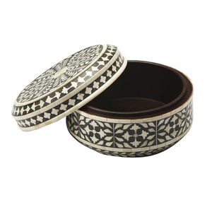 Caja de regalo ecológica multiusos con acabado de incrustaciones de hueso para guardar joyas, ideal para el hogar, hoteles y salas de maquillaje. - Product Image 6