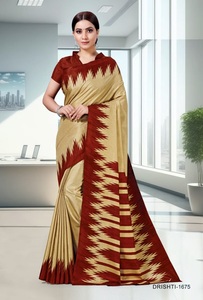 Sari en soie de qualité supérieure, le plus beau, avec des pièces de blouse non cousues pour la vente en ligne - Product Image 5