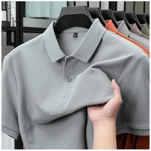 Camiseta de polo para hombre de alta calidad, nuevo estilo, 100% poliéster, Top de punto, logotipo personalizado impreso, bordado de alta calidad, OEM - Product Image 2