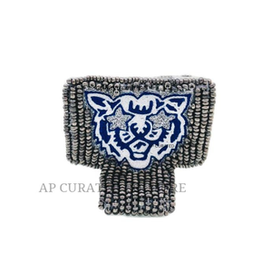 กรงเล็บสำหรับผู้หญิงพิเศษสำหรับวันเอกราชของสหรัฐอเมริกาคลิปหนีบลูกปัดแบบแฮนด์เมดเครื่องประดับตามแบบ4th ออกแบบได้ตามต้องการ - Product Image 2