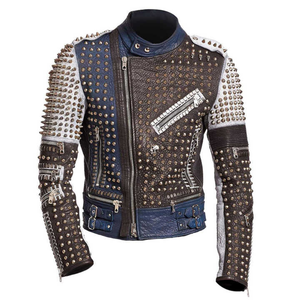 เสื้อแจ็กเก็ตหนังแท้สำหรับผู้ชาย - Product Image 2