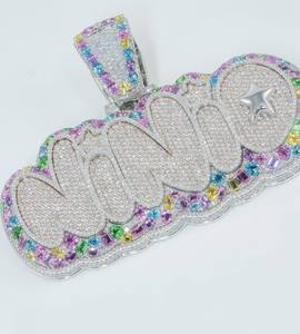 Bijoux pendentif en diamant brillant pour femmes collier de mode adapté au festival de fête de mariage et au but de cadeau - Product Image 2