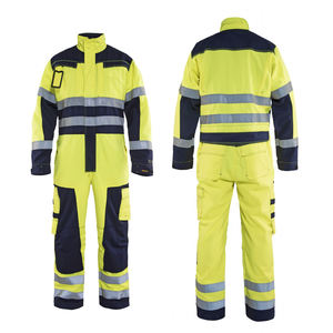 Vêtements de sécurité professionnels réfléchissants haute visibilité Combinaison de travail Broderie personnalisée Logo Vêtements de travail Combinaisons de sécurité - Product Image 5