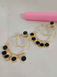 Pendientes de aro, Pendientes colgantes llamativos para mujer, perfectos para fiestas, bodas y ocasiones festivas - Product Image 2