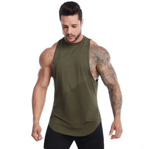 Ensemble de gym sans manches pour hommes débardeur et jogging à séchage rapide combinaison d'entraînement légère vêtements de sport de fitness services OEM et ODM - Product Image 4