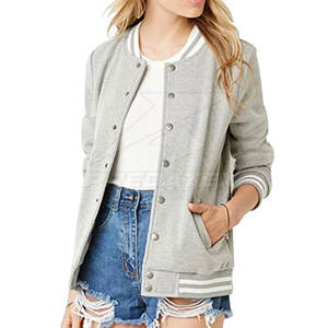 Venta caliente mujeres Letterman chaqueta transpirable personalizado Color y tamaño mujeres Letterman chaqueta - Product Image 1