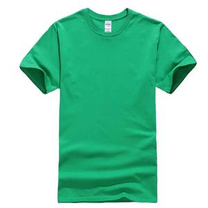 Camiseta de manga corta con cuello redondo para hombre, camisa 2023 de algodón con estampado de sublimación, Color sólido, alta calidad, 100% - Product Image 5