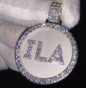 Personalizado de los hombres 3D brillante Buss joyería VVS Moissanite Pass Diamond Tester Iced Out Plated Charm colgante - Product Image 1