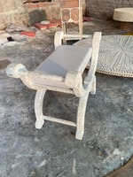 Tabouret rond en os incrusté, fait main, écologique et moderne, pour la décoration d'hôtels, de villas et de maisons