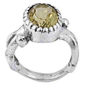 Bague en argent 925 avec citrine pour femmes, bijoux en pierres précieuses fines, cadeau, boutons de manchette et pinces à cravate élégants - Product Image 3