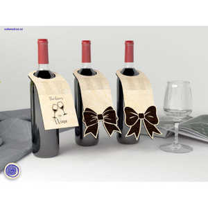 Etiquetas de Madera Personalizables para Botellas - Product Image 1