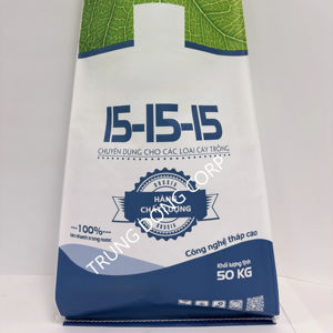 Sacs d'engrais tissés en PP laminé BOPP de fabrication vietnamienne Options de poignée à ouverture facile Emballage en plastique de surface d'impression par héliogravure - Product Image 1