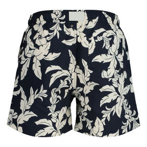 Pantalones cortos de playa de color sólido de alta calidad para hombre, forro interior suave, material de secado rápido, cintura elástica, estampado de logotipo elegante - Product Image 4