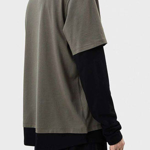 Camisa de doble capa personalizada para hombre Camisa de doble capa de la mejor calidad para hombre Camisa de doble capa de diseño más popular - Product Image 3