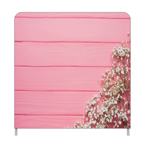 Panneau de <span class=keywords><strong>fond</strong></span> de studio <span class=keywords><strong>photo</strong></span> professionnel en <span class=keywords><strong>tissu</strong></span> <span class=keywords><strong>blanc</strong></span> tendu avec cadre en alliage d'aluminium, impression par sublimation, personnalisé pour salons professionnels - Product Image 1