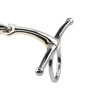 Filete de caballo de acero inoxidable de 16mm con broca de mejilla completa RS dinámica de alta calidad | Equipo de tachuela de equitación de entrenamiento ecuestre - Product Image 6